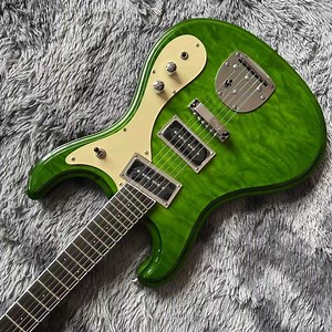 [Hot Item] Custom Ventures Johnny Ramone Mosrite Style Water Ripple Electric Guitar