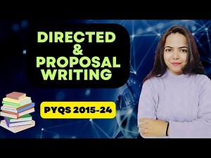 DIRECTED WRITING & PROPOSAL WRITING (PYPs) for Class 11 & 12 ISC