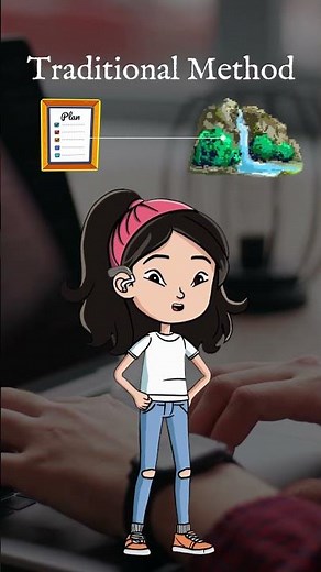 Agile Methodology Explained in 60 Seconds 🏃‍♀️ | Agile vs Waterfall | Learn with TechSara #shorts