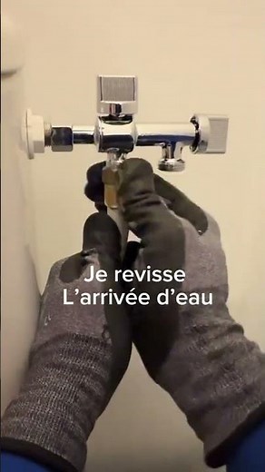 Installation douchette wc