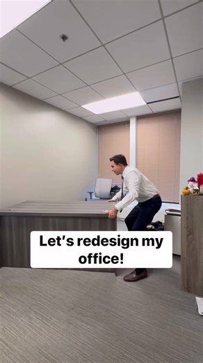 Tony P on Instagram: "Every great redesign starts with a structural realignment! More to come on the creative front. #office #work #entrepreneur #interiordesign"