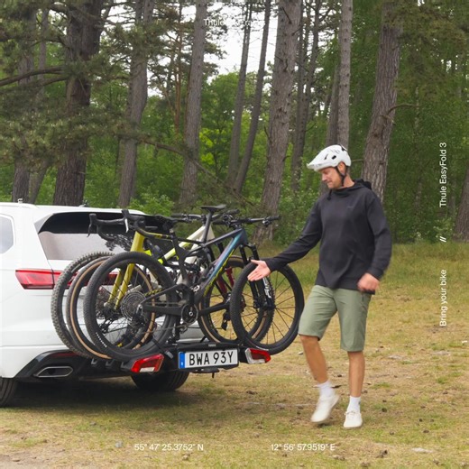Compact, foldable, and ready for any adventure. The Thule EasyFold 3 makes transporting bikes effortless, whether you're heading out for a weekend ride or a long road trip. | Thule
