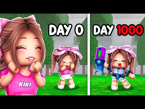 I Turned My 5 YEAR OLD Into A PRO in 99 Nights in the Forest!