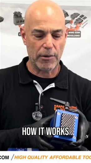 RHS | EDM -WIRE EDM - CNC TOOLS ⚙️ on Instagram: "Tired of building new fixtures for every irregular part? Our spring-loaded pin vise adapts instantly to your part’s shape. No custom setup. No wasted time. ✔️ Works with castings, prototypes, and complex geometries ✔️ Locks tight in seconds ✔️ One solution for countless jobs Say goodbye to downtime and hello to smarter fixturing. 🔗 Visit us at www.rapidholdingsystems.com to learn more. #CNCtools #Workholding #EDMtools #CNCFixturing #flexiblevise
