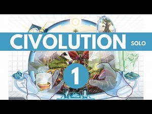 Civolution | Part 1 | Solo Board Game Tutorial and Playthrough
