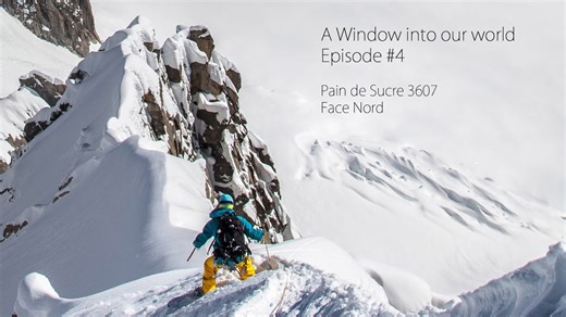 Rare steep ski descent in Chamonix | Pain du Sucre extreme line