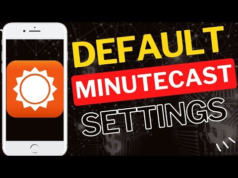 How to Change Default Minutecast in AccuWeather App