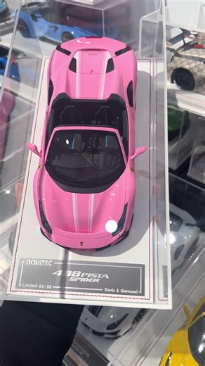 Anyone like Pink 💕 | Ferrari 488 Pista Scale Model Car | 1:18 Diecast Unboxing #modelcars #ferrari