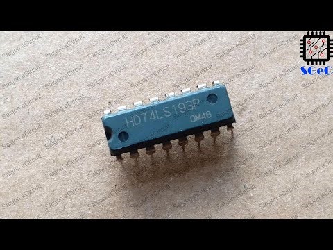 [SGeC] 74LS193 PRESETTABLE 4-BIT BINARY UP/DOWN COUNTER