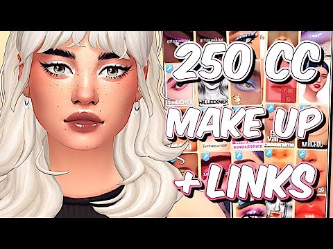 The Sims 4 | MAXIS MATCH MAKE UP COLLECTION UPDATE 🌺 | CC Showcase + Links