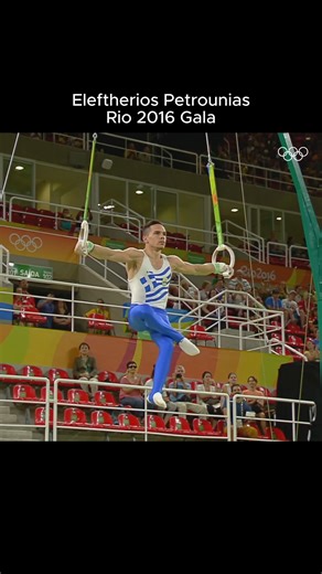 38M views · 1.3M reactions | Eleftherios Petrounias gets a helping hand from the legendary Arthur Zanetti to conquer the rings at the gala.  | Olympics | Facebook