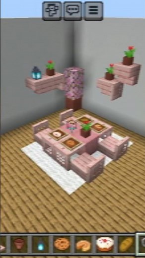 Minecraft Dining Table || Royal Gaming #minecraft #shorts