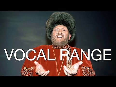 Ivan Rebroff Vocal Range (Eb1-A5)