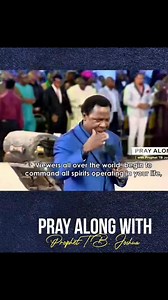 YOU CANNOT ESCAPE THIS ANOINTING! The yoke-breaking anointing is flowing right now! Align your heart and join Prophet T.B. Joshua in this powerful, chain-breaking, stronghold-destroying prayer, commanding every evil spirit operating in your life - health, tongue, hands, eyes - to leave and never return! Step into your freedom. Receive your breakthrough today. Believe it, receive it and walk in total victory! #Prayalongwithprophettbjoshua #TBJoshuaLegacy #EmmanuelTV #SCOAN #TBJoshua #deliverancep