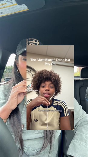 The “Just Black American” trend has folks hot and bothered, posing and speaking for us 🙄 #blacktiktok #blackamerica #blackdiaspora #justblack
