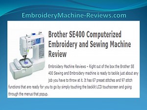 Embroidery Machine Reviews - Top 10 Embroidery Machines