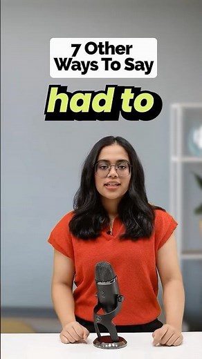 Stop Saying "Had To"! 🚫 Use These Advanced English Phrases And Unlock English Fluency #ananya #esl