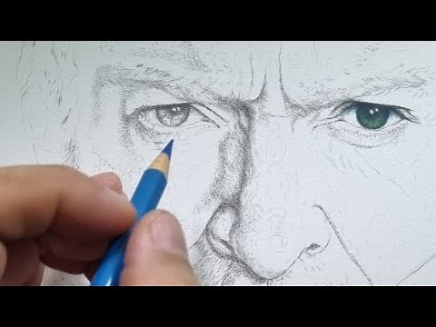 Live Colored Pencil Drawing! How to draw with Faber Castell Polychromos?