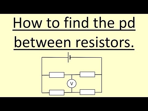 3.10 How to find the pd between parallel resistors
