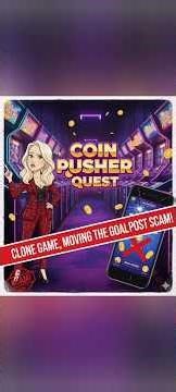 🚩Coin Pusher Quest SCAM: They Didn't Even Fix The Spelling Errors! (Clone Exposed) ⚠️