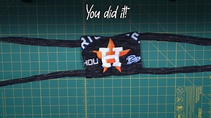 How to sew an Astros face mask