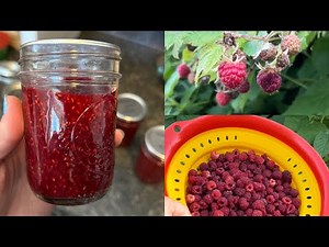 Easy Raspberry Jam Recipe Without Pectin |Step-by-Step for Beginners | How To Can