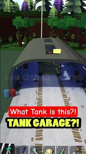 Roblox Build a Boat for Treasure Realistic Tank Garage! #babft #roblox