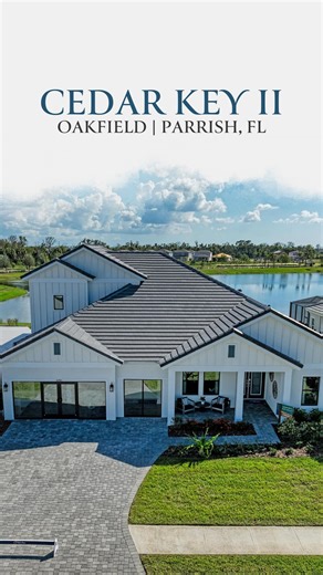 26 reactions | Where light pours in, ceilings soar, and life just flows. ✨ The Cedar Key II model at Oakfield is what open-concept Florida living is all about — effortless, airy, and made for moments that feel good. Come see it in Parrish and imagine your next chapter here.  | Homes by WestBay | Facebook