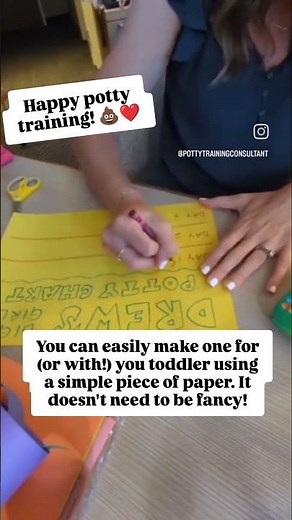 Potty training sticker chart