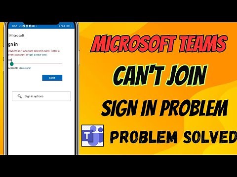 How To Fix Microsoft Teams App Can't Join Or Sign In Problem Solved