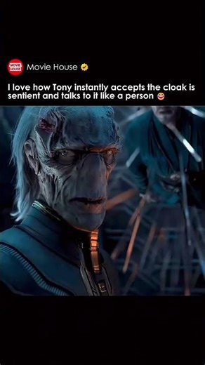 Tony accepts the Dr Stranges cloak as a human