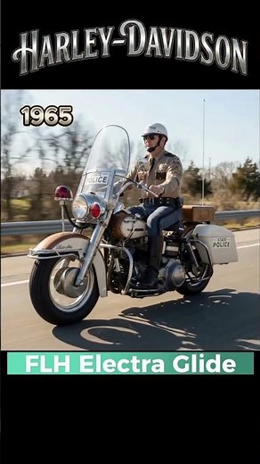 Harley-Davidson Police Motorcycles — Full Evolution Timeline