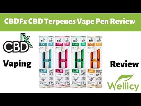 CBDFx CBD Terpenes Vape Pen Review | Disposable CBD Vape Pen | 4 Flavors
