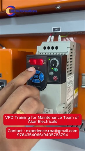 💡🚀 Hands-On VFD Session | Electrical & Maintenance Training🔧⚙️