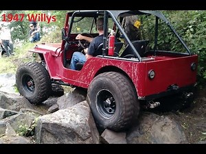 1947 Jeep Willys CJ2A Rock Crawler Build Interview and Trail Ride