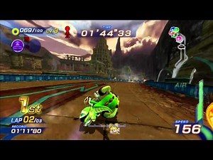 Sonic Free Riders: Magma Rift (Standard/ Free Race) [1080 HD]