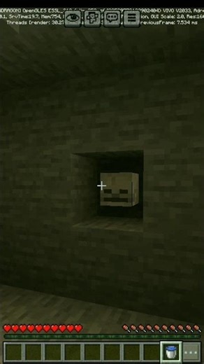 Minecraft, but it's a never-ending cave...#ytshorts