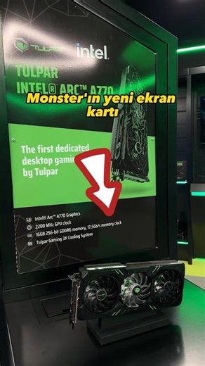 Monster Notebook’un ekran kartı!
