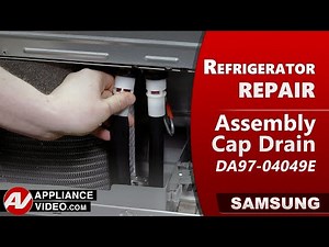 Samsung Refrigerator - Water Leaking in Fridge & Freezer - Drain Cap Assembly Repair and Diagnostic