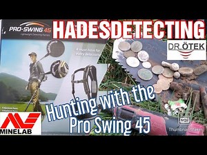 Minelab Pro Swing 45 Metal Detecting Manor Fields finding SILVER