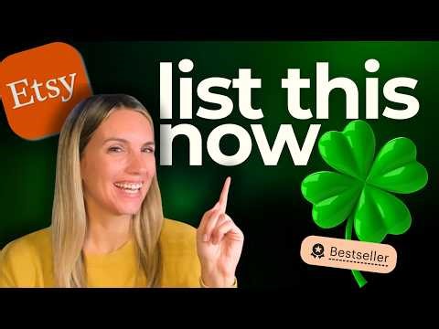 This St. Patrick's trend is EVERYWHERE on Etsy Right NOW