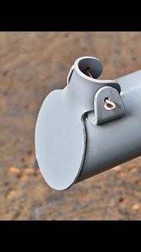 Make yourself an automatic drain cover to prevent insects from entering the sewer pipe!
