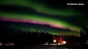 Northern Lights illuminate the skies of Alaska