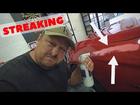 How to AVOID and FIX detailing products from STREAKING