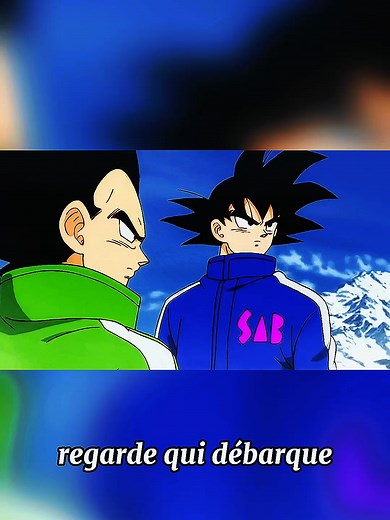 Goku et Vegeta face à Broly et Paragus