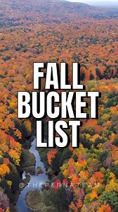 🍁 Michigan Fall Bucket List 🍁 👉 follow @thepernateam to stay up to date with news, real estate, things to do, & all things Metro Detroit & Michigan! Looking for the best fall adventures in Michigan? Check out these must-visit spots for breathtaking views, stunning hikes, and unforgettable experiences: 🏞️ Sleeping Bear Dunes - Empire: Climb the dunes and take in the endless views of Lake Michigan. 🌉 SkyBridge at Boyne Mountain - Boyne Falls: Walk the world’s longest timber-towered suspension