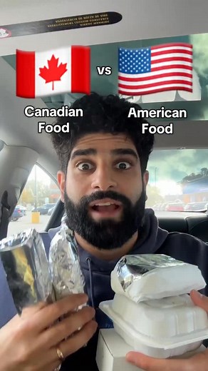 105K views · 910 reactions | Canadian food vs American food (Round 1) #worldseries | Pushpek Sidhu | Facebook