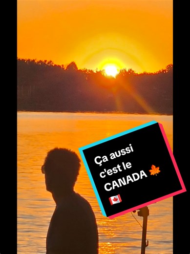 Le vrai Canada : coucher de soleil à Laval, Québec
