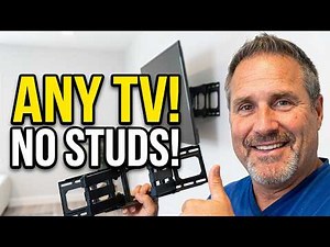 Full Motion TV Mount for ANY TV - OLD or NEW | No Stud Finder Needed