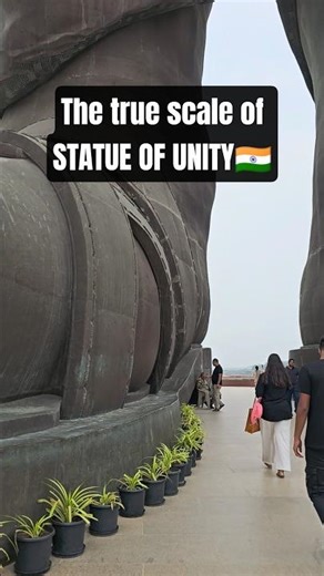 The Statue of Unity is MIND BLOWING 🇮🇳 #statueofunity #sardarpatel Sardar Patel Statue, Kevadia